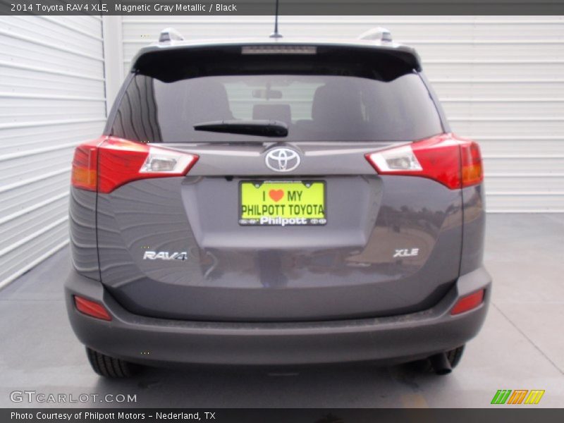 Magnetic Gray Metallic / Black 2014 Toyota RAV4 XLE