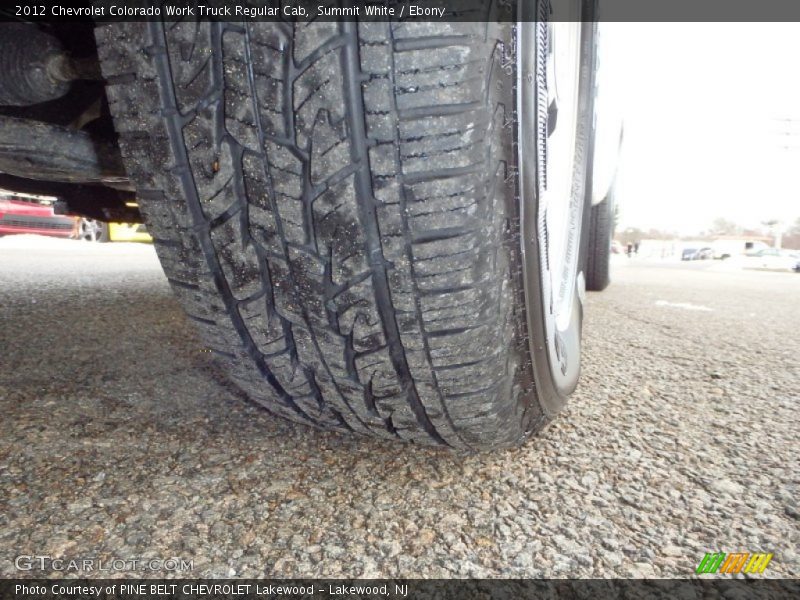 Summit White / Ebony 2012 Chevrolet Colorado Work Truck Regular Cab