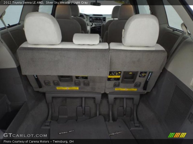 Silver Sky Metallic / Light Gray 2012 Toyota Sienna LE AWD