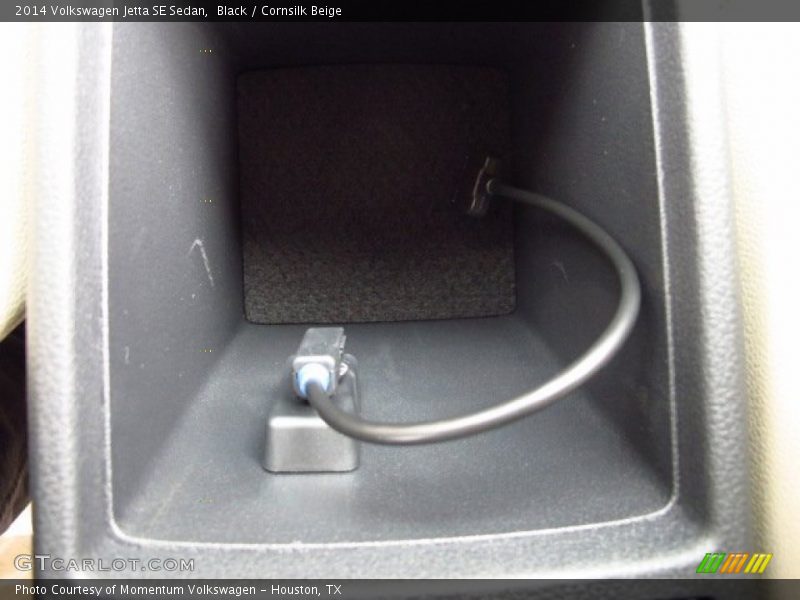 Black / Cornsilk Beige 2014 Volkswagen Jetta SE Sedan