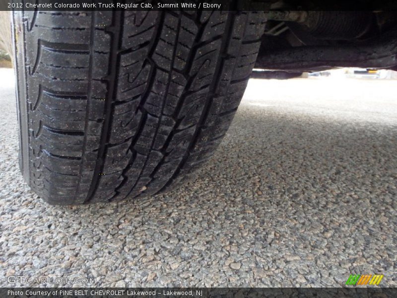 Summit White / Ebony 2012 Chevrolet Colorado Work Truck Regular Cab