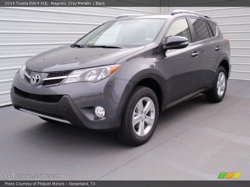 Magnetic Gray Metallic / Black 2014 Toyota RAV4 XLE