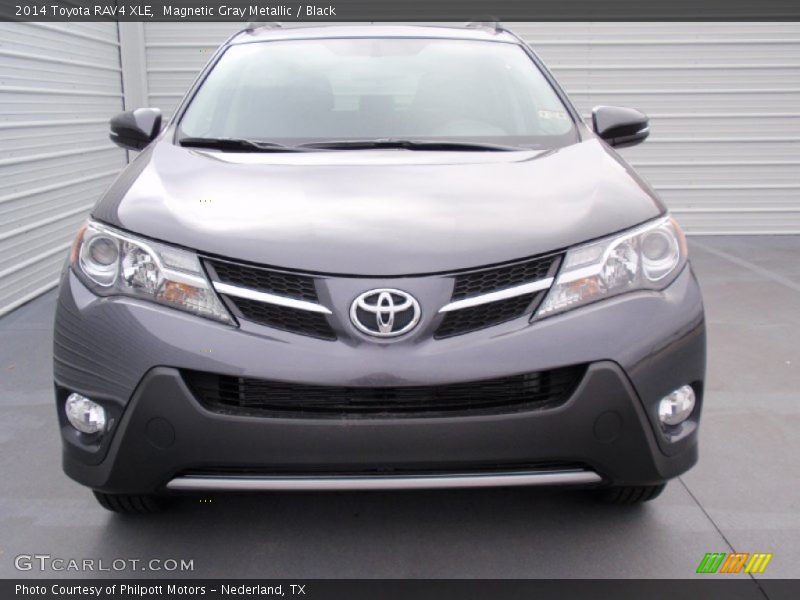Magnetic Gray Metallic / Black 2014 Toyota RAV4 XLE