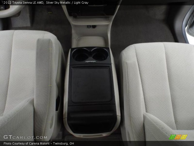 Silver Sky Metallic / Light Gray 2012 Toyota Sienna LE AWD