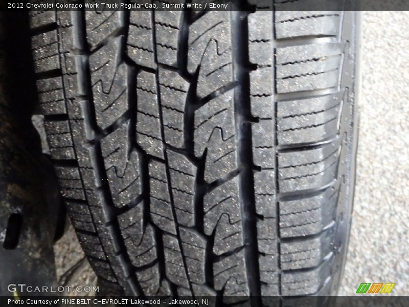 Summit White / Ebony 2012 Chevrolet Colorado Work Truck Regular Cab