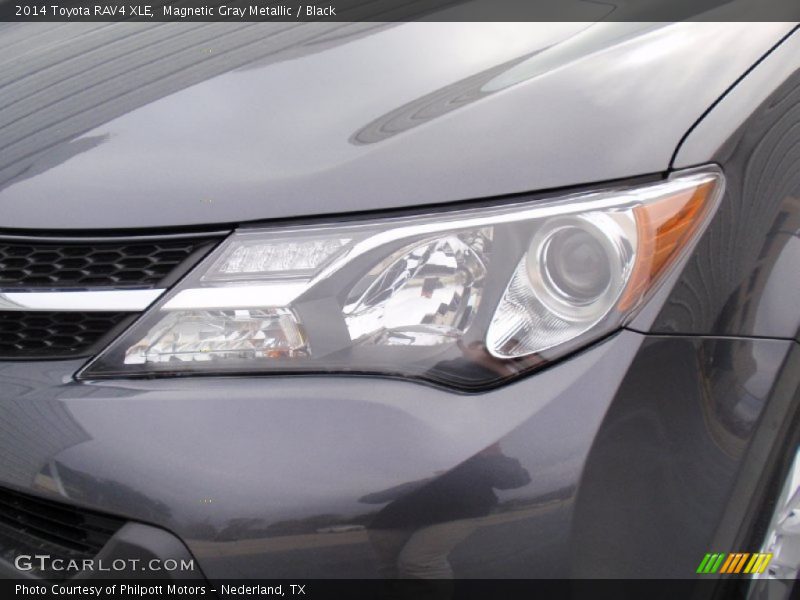 Magnetic Gray Metallic / Black 2014 Toyota RAV4 XLE