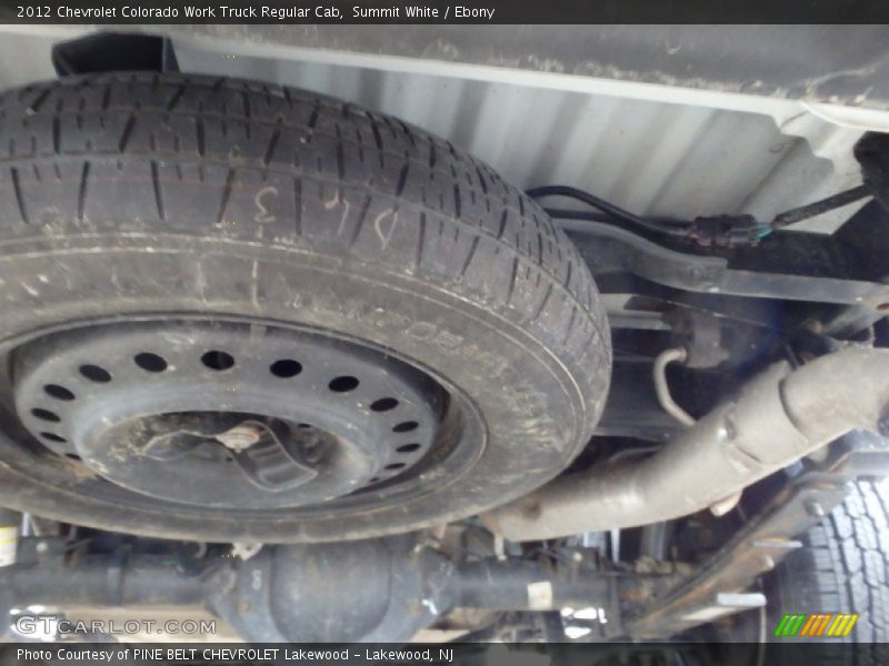 Undercarriage of 2012 Colorado Work Truck Regular Cab