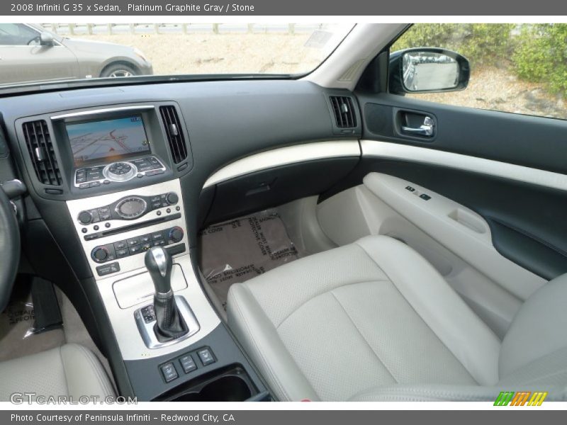 Platinum Graphite Gray / Stone 2008 Infiniti G 35 x Sedan