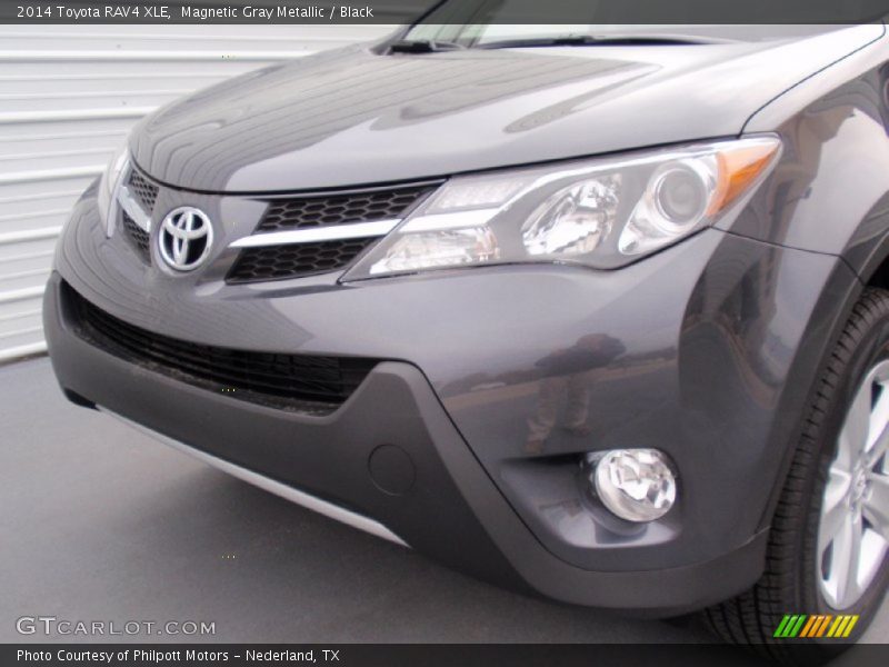 Magnetic Gray Metallic / Black 2014 Toyota RAV4 XLE