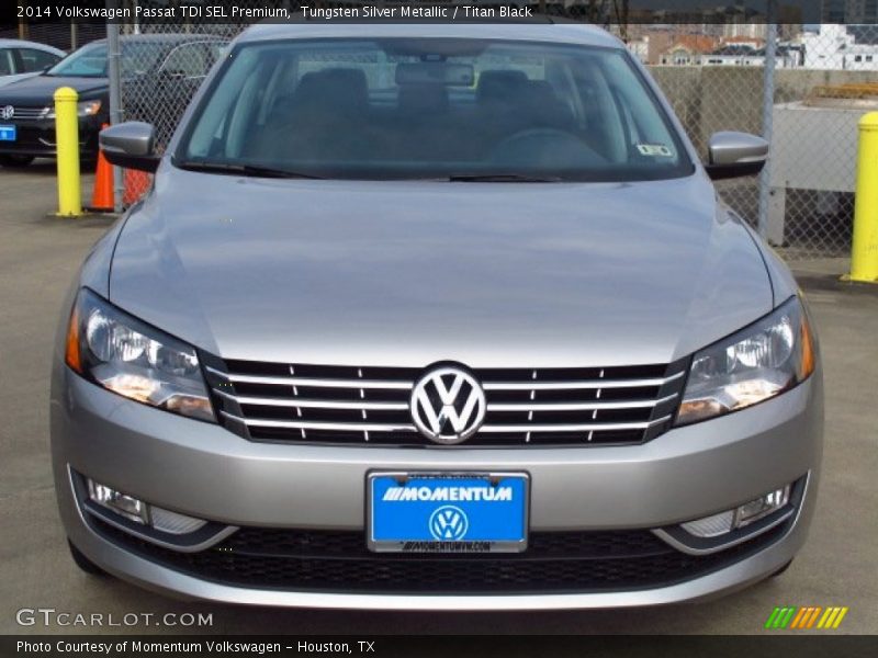 Tungsten Silver Metallic / Titan Black 2014 Volkswagen Passat TDI SEL Premium