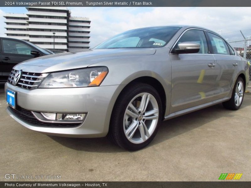 Tungsten Silver Metallic / Titan Black 2014 Volkswagen Passat TDI SEL Premium