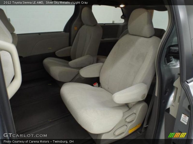 Silver Sky Metallic / Light Gray 2012 Toyota Sienna LE AWD