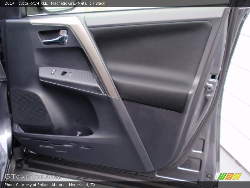 Magnetic Gray Metallic / Black 2014 Toyota RAV4 XLE