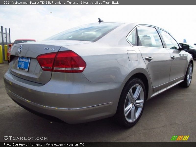 Tungsten Silver Metallic / Titan Black 2014 Volkswagen Passat TDI SEL Premium