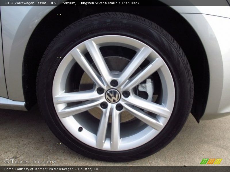 Tungsten Silver Metallic / Titan Black 2014 Volkswagen Passat TDI SEL Premium