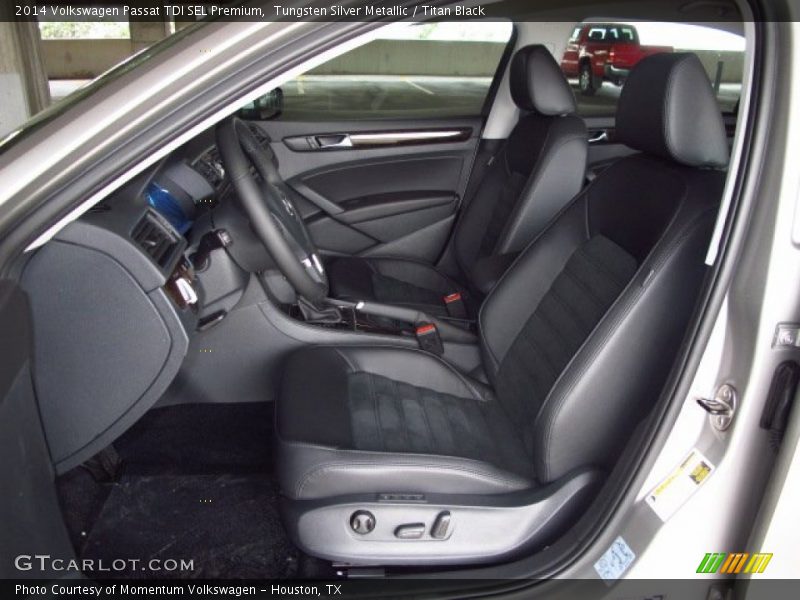 Tungsten Silver Metallic / Titan Black 2014 Volkswagen Passat TDI SEL Premium