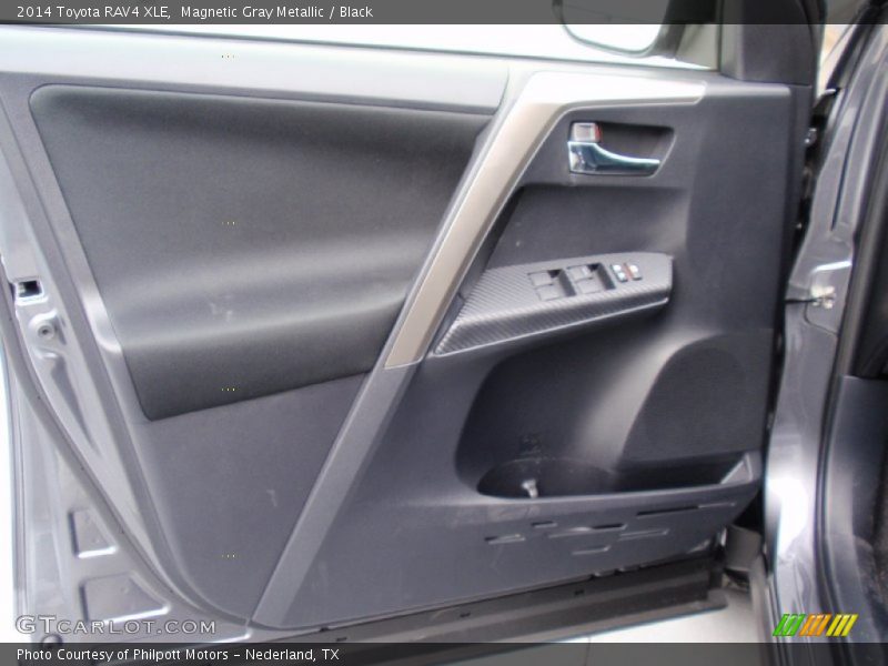 Magnetic Gray Metallic / Black 2014 Toyota RAV4 XLE