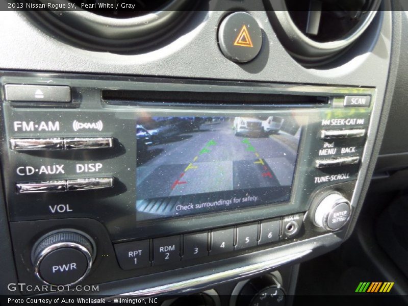 Pearl White / Gray 2013 Nissan Rogue SV