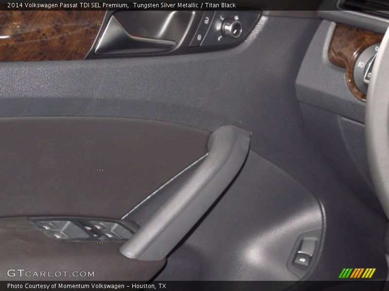 Tungsten Silver Metallic / Titan Black 2014 Volkswagen Passat TDI SEL Premium