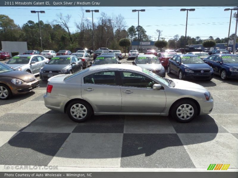 Quick Silver / Medium Gray 2011 Mitsubishi Galant ES