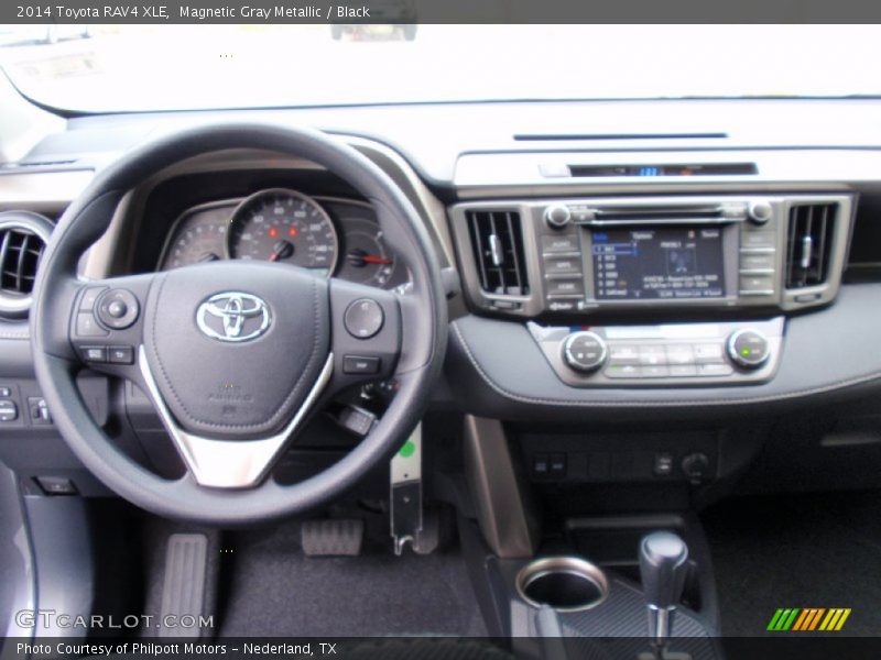 Magnetic Gray Metallic / Black 2014 Toyota RAV4 XLE