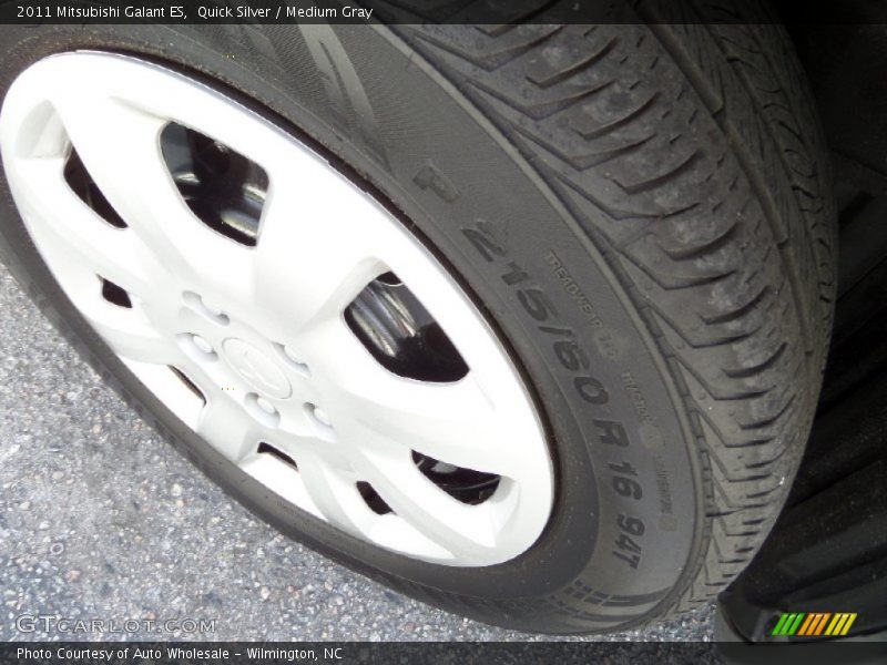 Quick Silver / Medium Gray 2011 Mitsubishi Galant ES