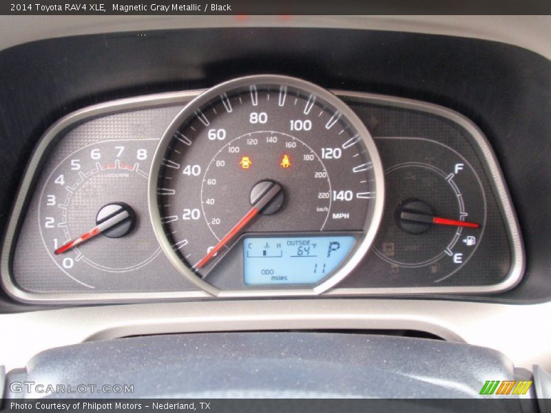  2014 RAV4 XLE XLE Gauges