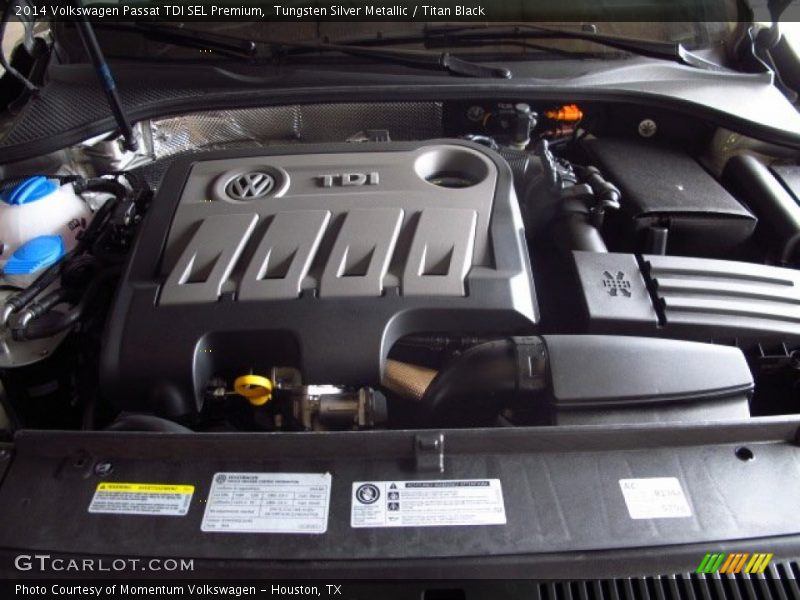 Tungsten Silver Metallic / Titan Black 2014 Volkswagen Passat TDI SEL Premium