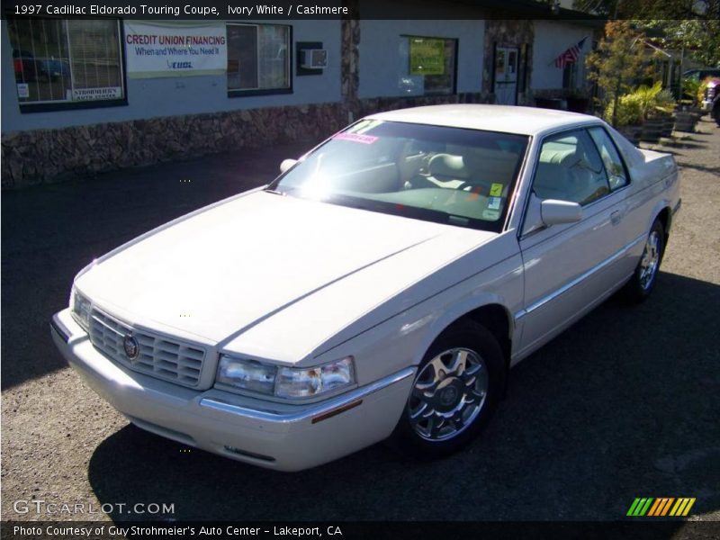 Ivory White / Cashmere 1997 Cadillac Eldorado Touring Coupe
