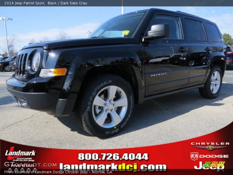 Black / Dark Slate Gray 2014 Jeep Patriot Sport