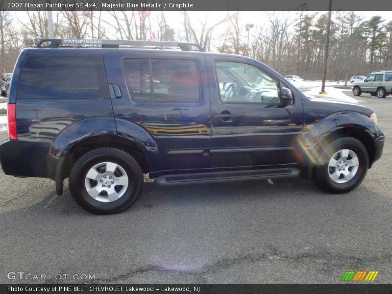 Majestic Blue Metallic / Graphite 2007 Nissan Pathfinder SE 4x4