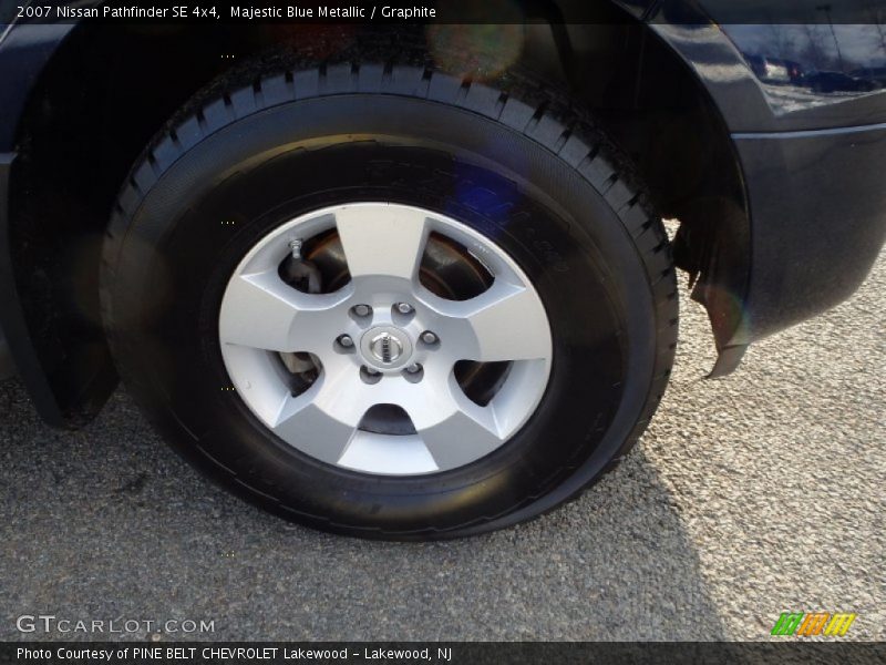 Majestic Blue Metallic / Graphite 2007 Nissan Pathfinder SE 4x4
