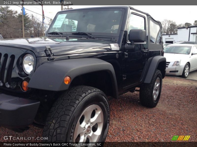 Black / Black 2011 Jeep Wrangler Sport S 4x4