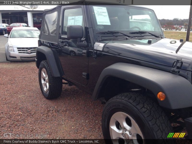 Black / Black 2011 Jeep Wrangler Sport S 4x4