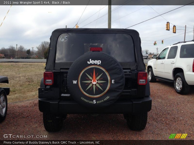 Black / Black 2011 Jeep Wrangler Sport S 4x4