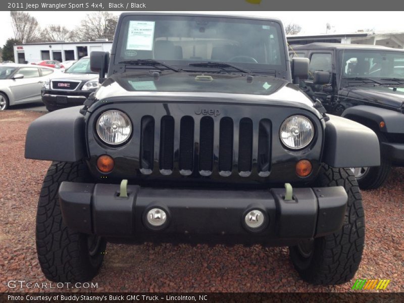 Black / Black 2011 Jeep Wrangler Sport S 4x4