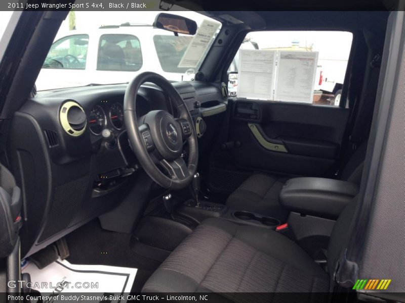Black / Black 2011 Jeep Wrangler Sport S 4x4