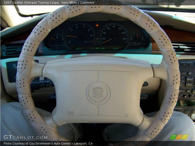 Ivory White / Cashmere 1997 Cadillac Eldorado Touring Coupe