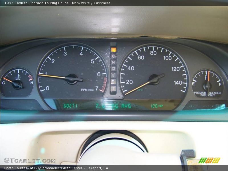 Ivory White / Cashmere 1997 Cadillac Eldorado Touring Coupe
