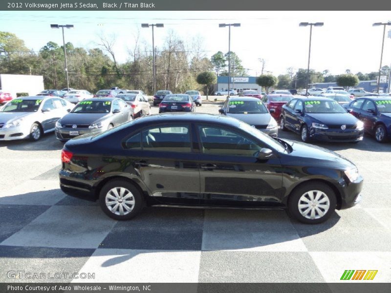 Black / Titan Black 2012 Volkswagen Jetta S Sedan