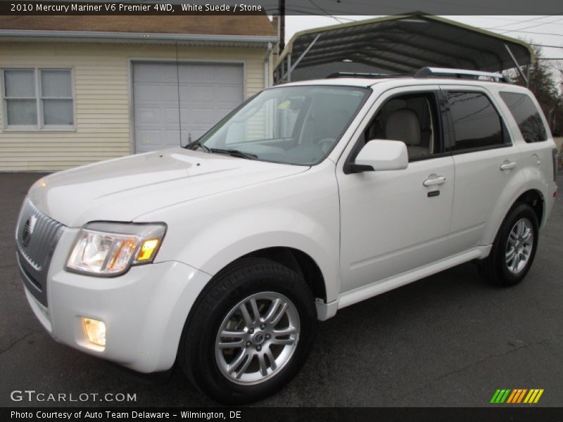 White Suede / Stone 2010 Mercury Mariner V6 Premier 4WD