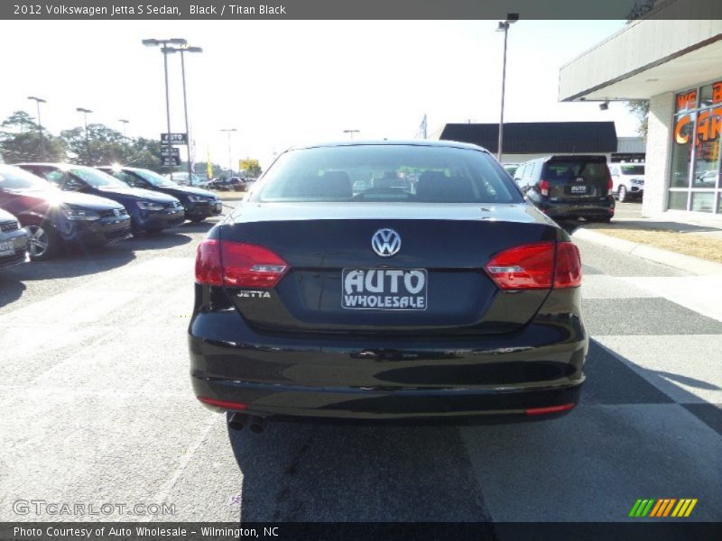 Black / Titan Black 2012 Volkswagen Jetta S Sedan