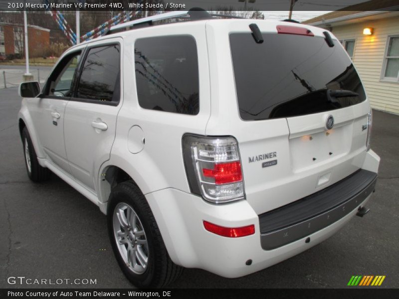 White Suede / Stone 2010 Mercury Mariner V6 Premier 4WD