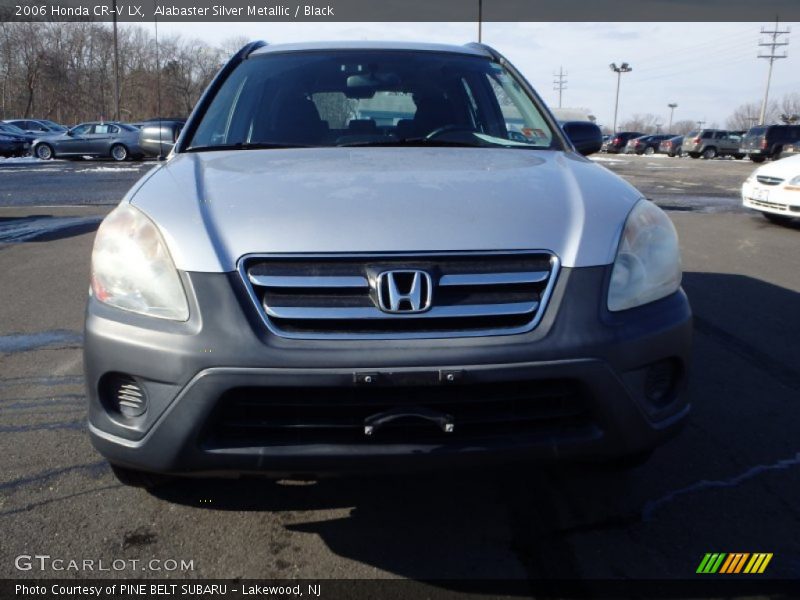 Alabaster Silver Metallic / Black 2006 Honda CR-V LX