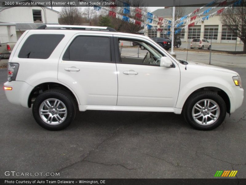 White Suede / Stone 2010 Mercury Mariner V6 Premier 4WD