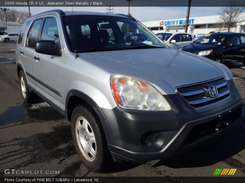 Alabaster Silver Metallic / Black 2006 Honda CR-V LX