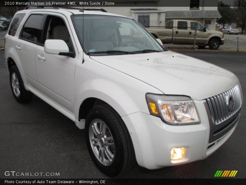 White Suede / Stone 2010 Mercury Mariner V6 Premier 4WD