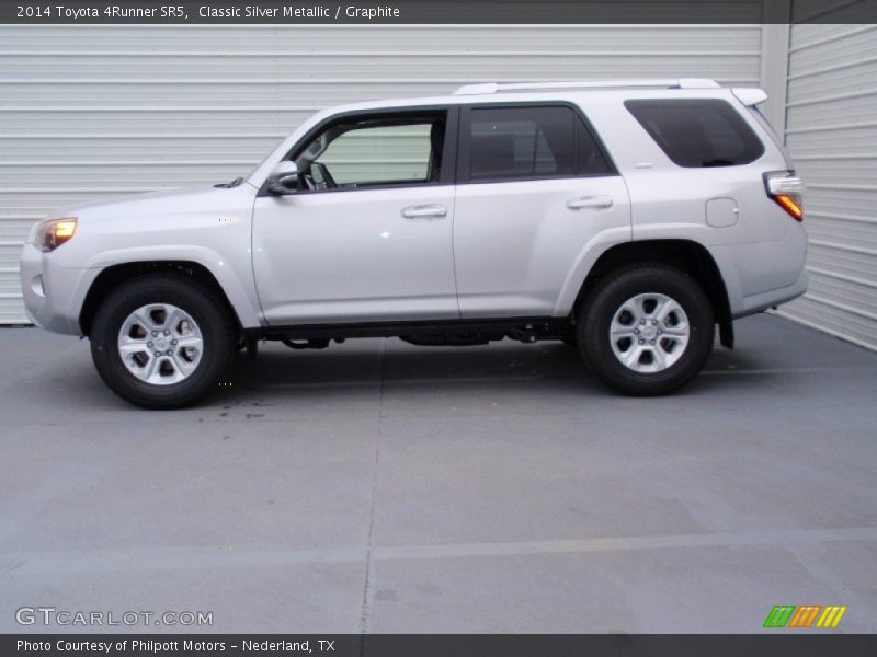 Classic Silver Metallic / Graphite 2014 Toyota 4Runner SR5