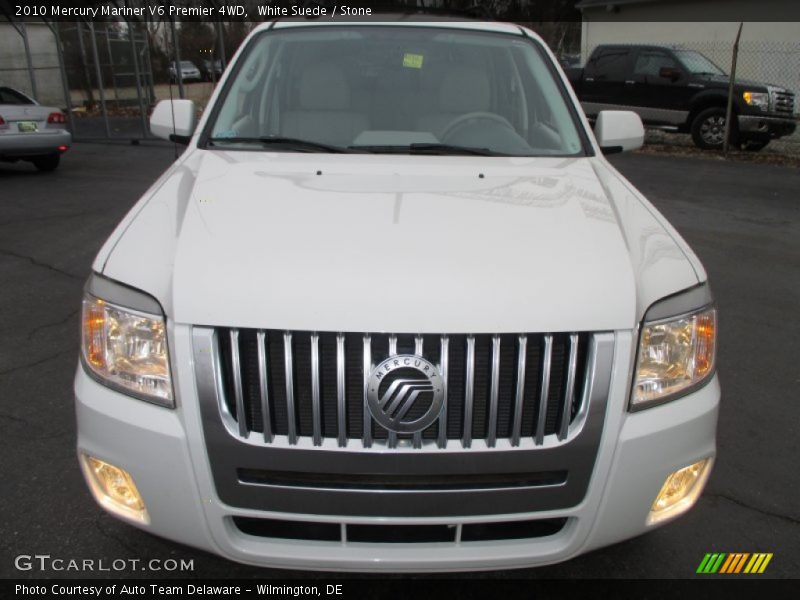 White Suede / Stone 2010 Mercury Mariner V6 Premier 4WD