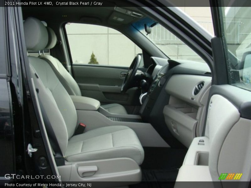 Crystal Black Pearl / Gray 2011 Honda Pilot LX 4WD